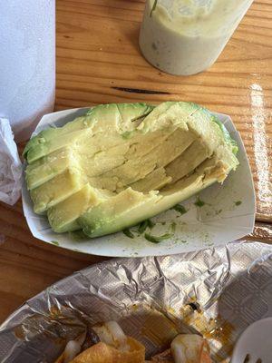 Now THAT'S a side of avocado