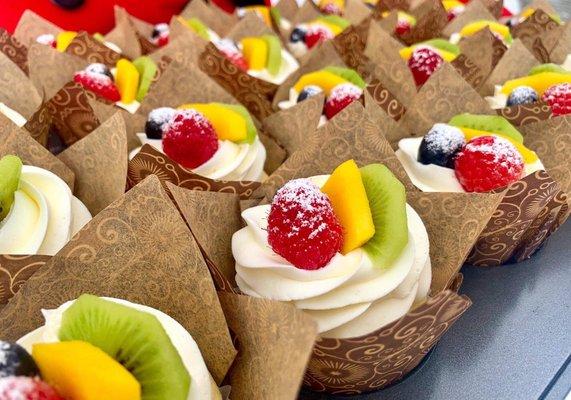 Fruit cupcakes