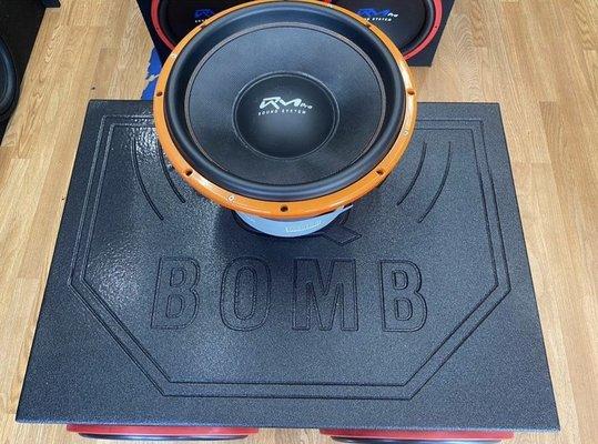 Car subwoofer and enclosure