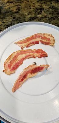 Raw Bacon from the Turkey-Bacon-Ranch sub