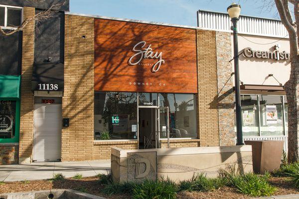 Storefront of Stay Gallery on Downey Avenue.