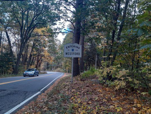 Entering Westford from Groton.