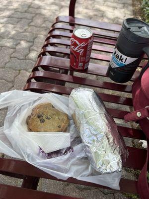 Chocolate cookie Coke Philly cheesesteak