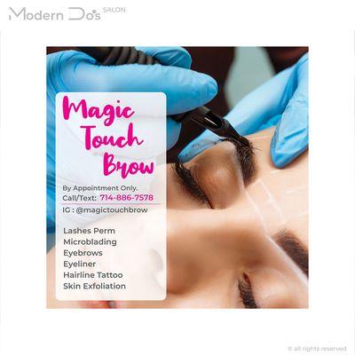 [Magic Touch Brow] permanent makeup, microblading, eyebrows, eyeliner, lashes perms, lip, hairline tattoo (call/text: 714-886-7578)