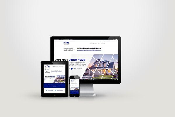 Branding and Website Build Out for Purpose Funding