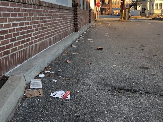 This CVS  on Broad St in Central Falls is an absolute dump. They refuse to clean it up and are very dismissive when I complained.