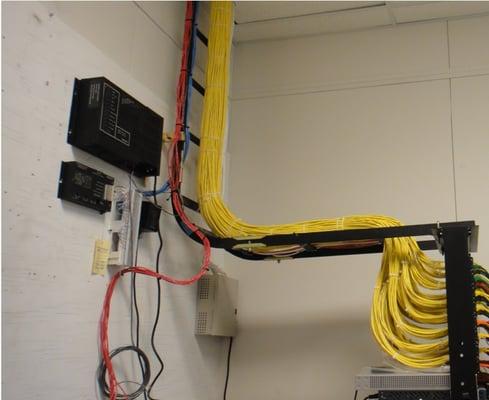 This is a network system that we did at a Dallas car dealership. 