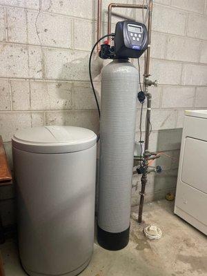 Water Softener installed by Metro Plumbing!