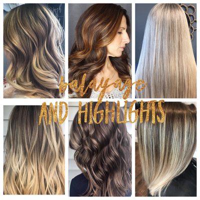 We specialize in highlighting, balayage highlighting, balayage ombré !