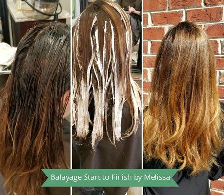 Balayage step-by-step