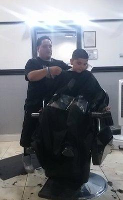 Nicho the barber is an amazing barber, soo grateful for his patience with my sons haircut! They did not make it easy