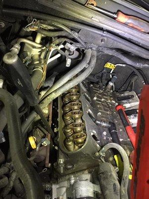 Remove cylinder head off of GMC Yukon/suburban