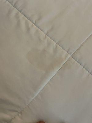 Stain on bed