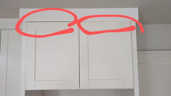 Cabinet door alignment off