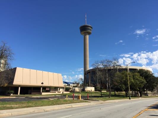 2015-01-03 12.41.50; John H. Wood Jr. United States Courthouse & Tower of the Americas-  Downtown, San Antonio TX