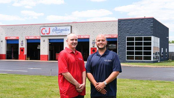 Owners Nick Sheridan and Jack Crowley Jr. are excited to serve and show you what C&J Automotive has to offer!