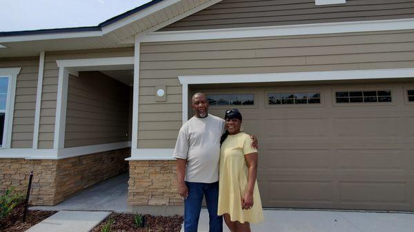 Out of state buyers, new construction home with Tiamerra Serrant