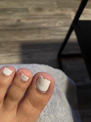 Peeled Gel Pedicure 1wk