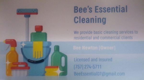 Bee's Essential Cleaning