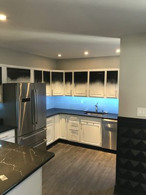 One of a kind kitchen, full renovation and walls removal