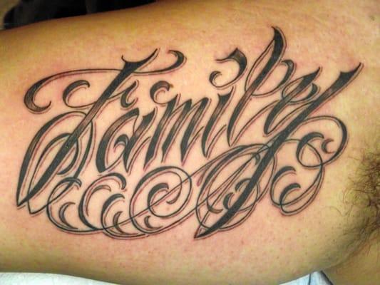 custom designed lettering is always available!