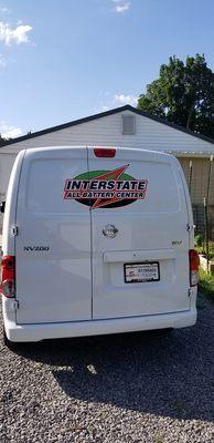 Interstate Advertisement Van Wrap