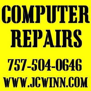 Computer Repairs. Call 757-504-0646 or visit online @ www.jcwinn.com.