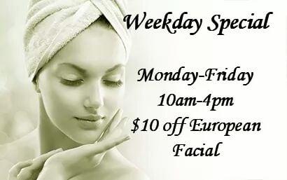 Week day specials. Call or text for more information.