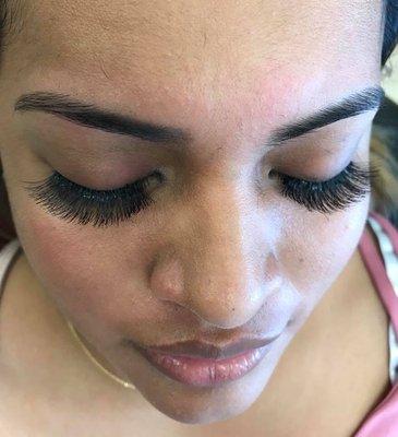 Eyelashes extensions