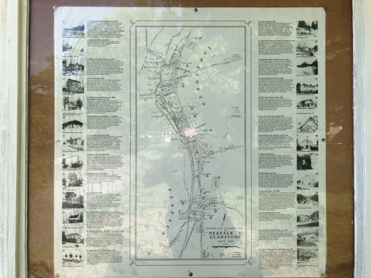 Reprint of historical map of the area