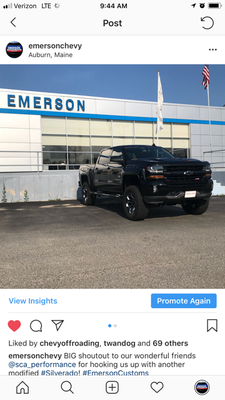 Black Widow at Emerson Chevrolet!