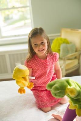 Animal Adventure - Girl with Soft plush toys