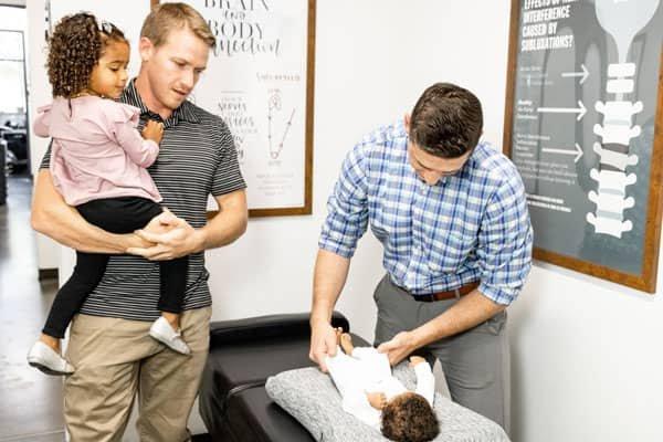 Family Chiropractor Dr. Dietz works with children, babies and parents