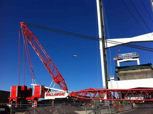 New Chelsea Street Bridge under construction.