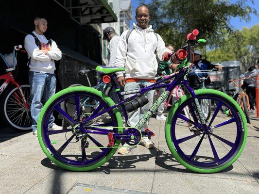 Blinged out bike