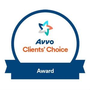 Avvo Clients Choice Award 2022