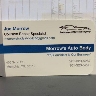 Morrow's Auto Body offers quality collision repair with competitive pricing and quality work.