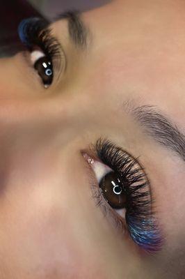 Volume and Color Lashes