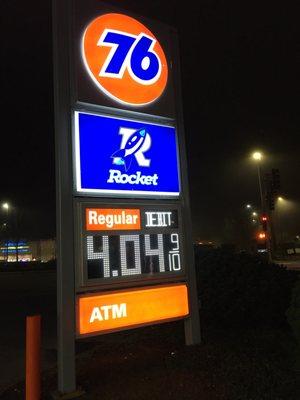 This was the price I paid per gallon of gas on January 24, 2022.