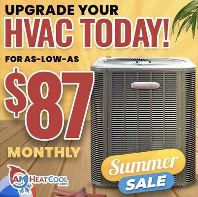 Summer Sale: Upgrade Your Existing Heating & Cooling System