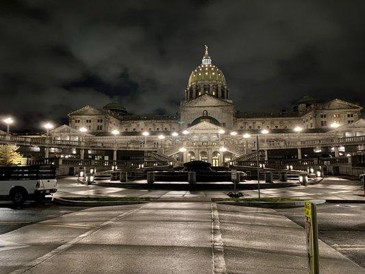 Capital at night