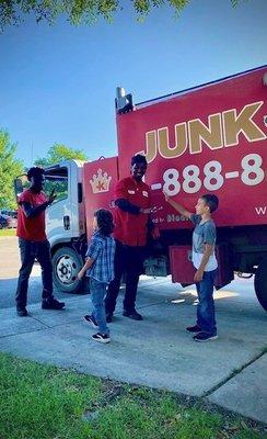 We love our community! Come out and say Hi to us if you see us in the neighborhood, the trucks are so cool for the kids to check out!