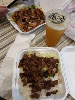 Teriyaki Chicken Combo and Beef Combo