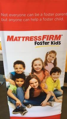 Mattress Firm supports Foster Kids all over the country and especially here in Arizona! Go to any Mattress Firm and donate school supplies