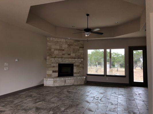 New home build in Bandera,TX.