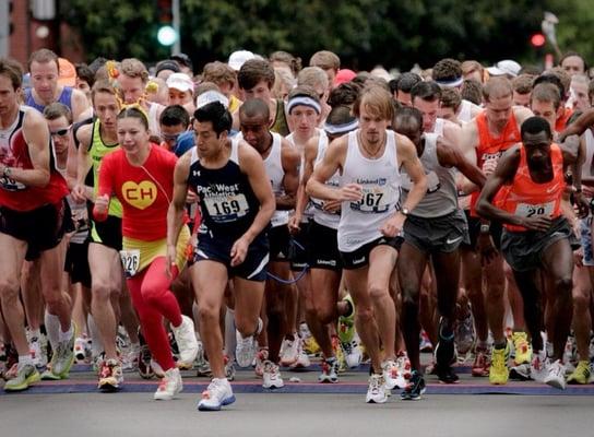 SF marathon support AIDS Day.