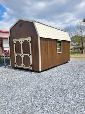 12x16 high wall barn one of my best sellers