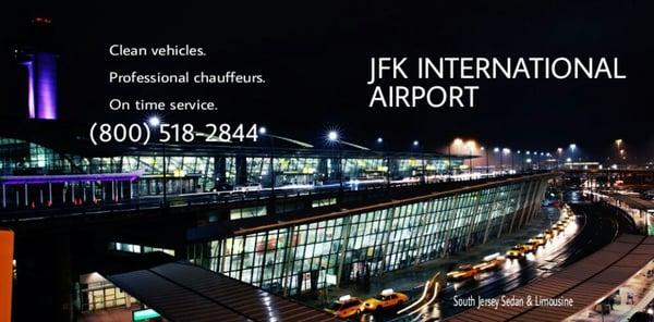 Affordable all-inclusive rates to and from JFK International Airport. Call us today to reserve car service with us! *No Surprise Fees