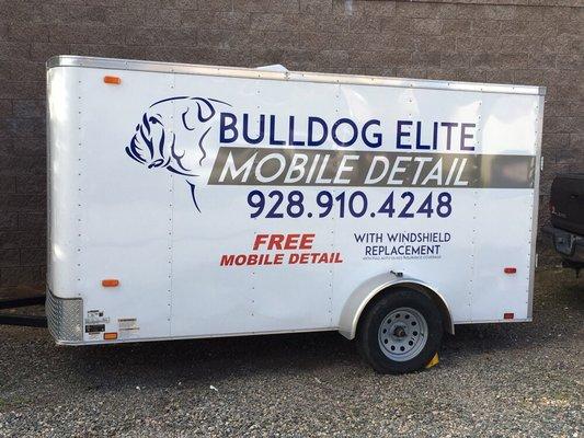 We offer mobile details for local areas.  Call us today to set up your appointment.