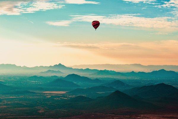 Snowbird Balloon Rides tour in Phoenix, Arizona.